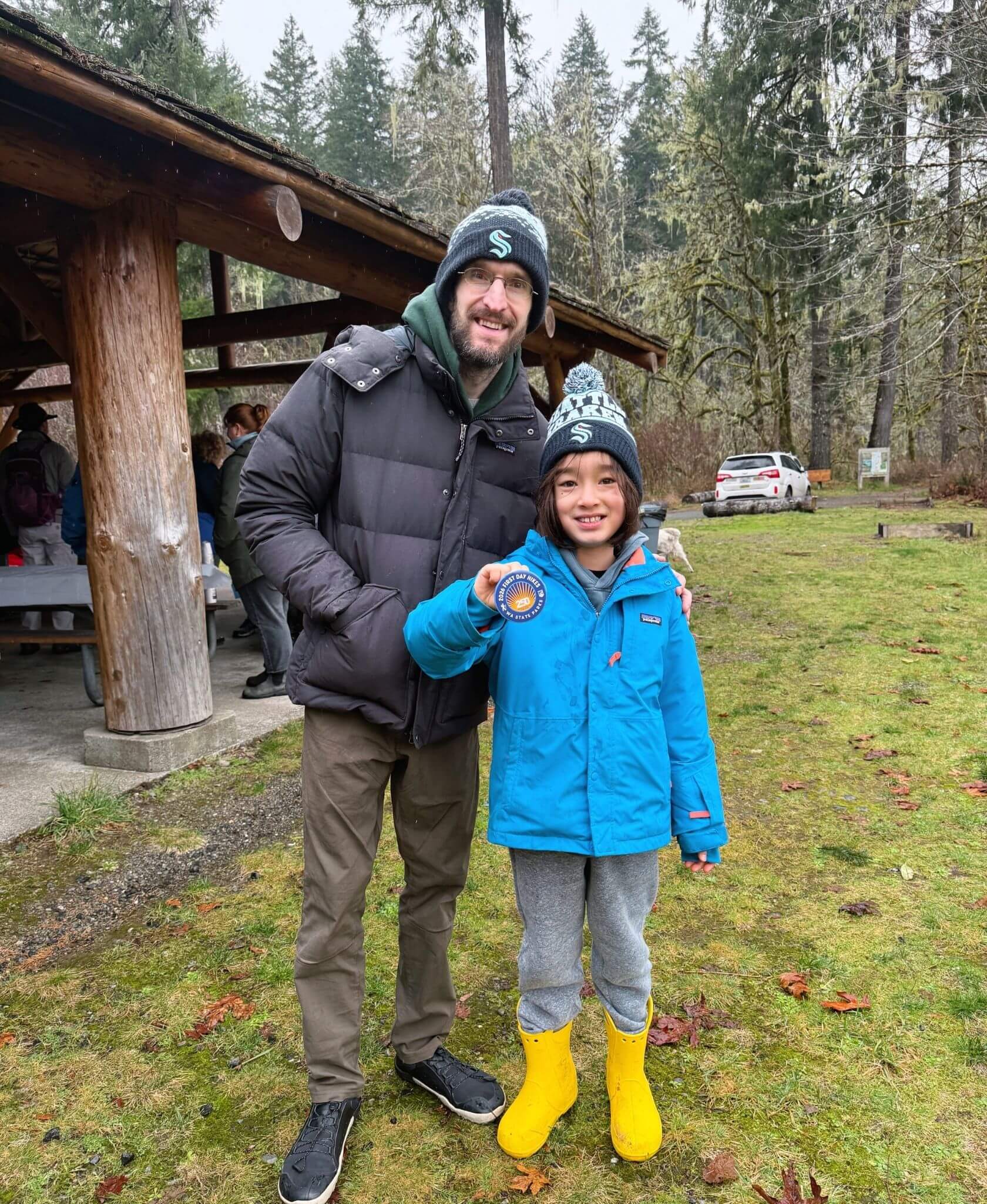 First Day Hikes Father Son