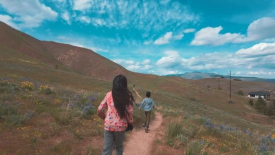 Mukul kids on hike(1)