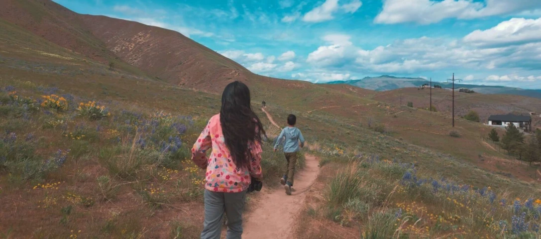 Mukul kids on hike(1)